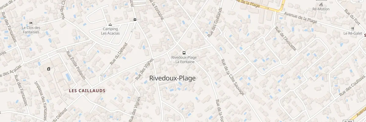 Plan du 220 Rue de la Fontaine à Rivedoux-Plage