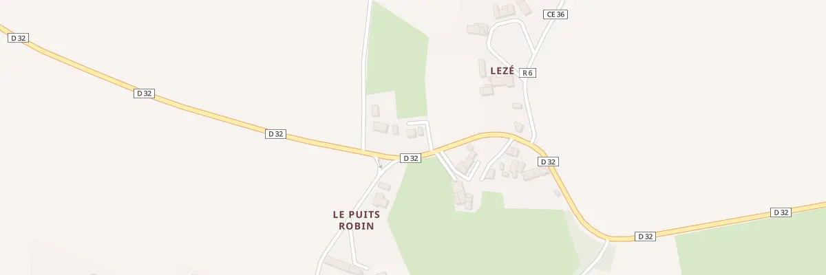 Plan du 5190 Lezé à Petit-Auverné