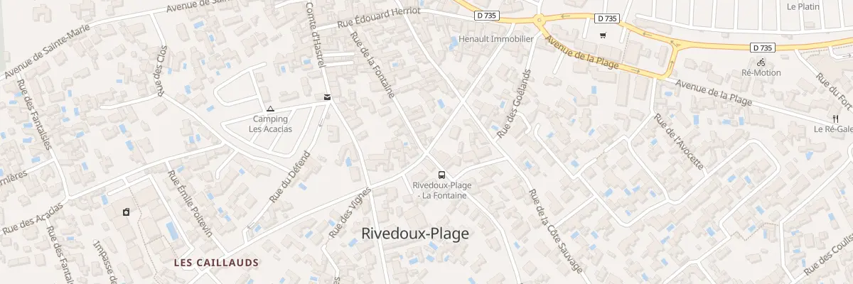 Plan du 165 Rue de la Fontaine à Rivedoux-Plage