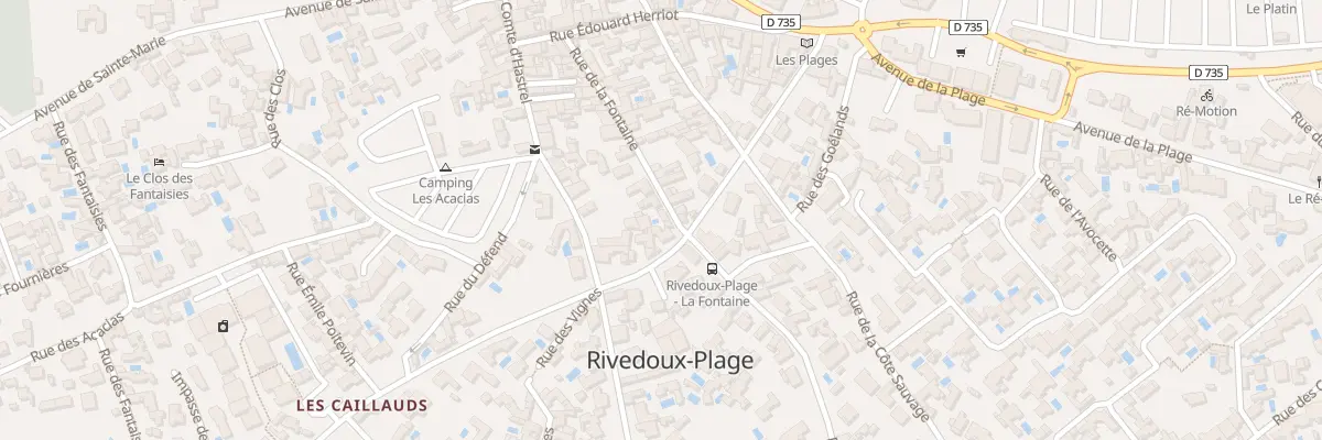 Plan du 164 Rue de la Fontaine à Rivedoux-Plage