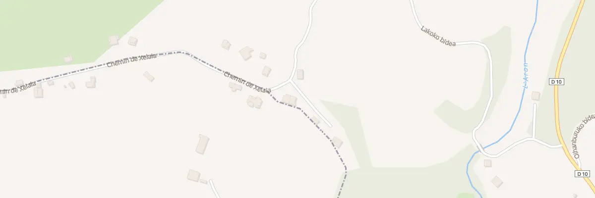 Plan du 1182 Xelaiako Bidea à Hasparren