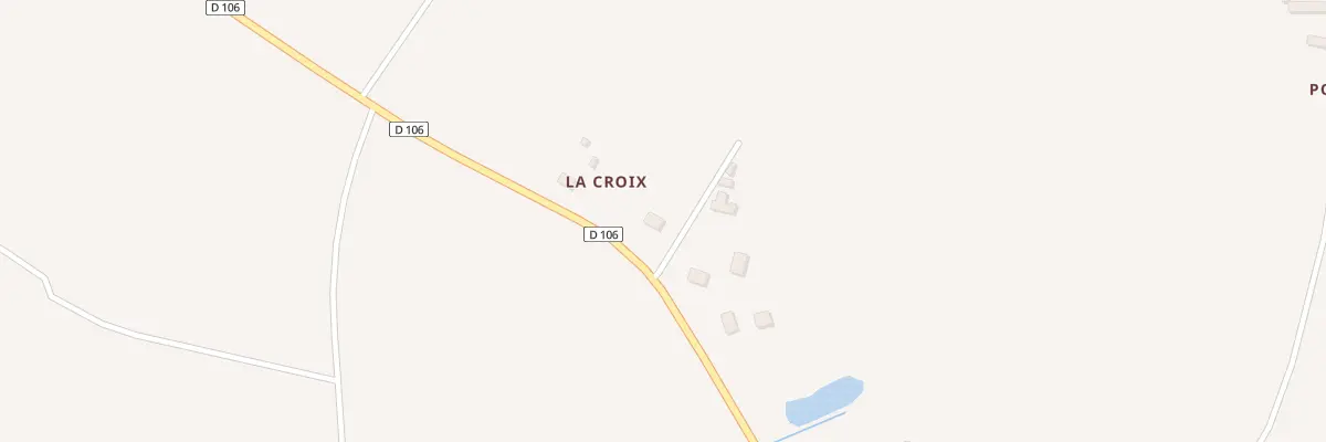 Plan du 5258 La Croix à Saint-Aubin-des-Landes