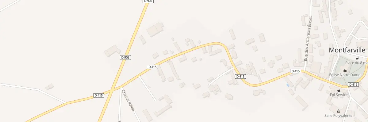 Plan du 36 Rue de la Madeleine à Montfarville