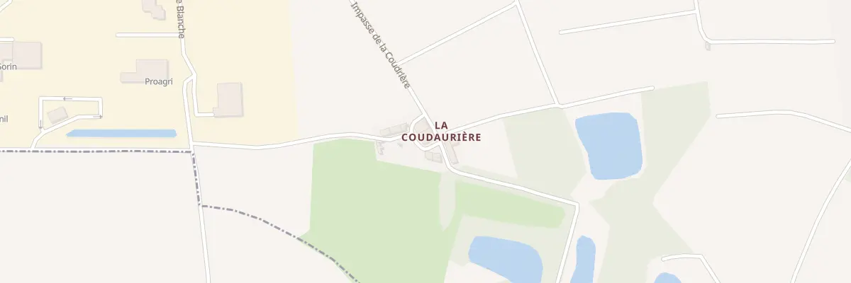 Plan du 2 La Coudauriere à Mouzillon