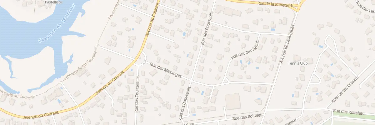 Plan du 30 Rue des Bouvreuils à Mimizan