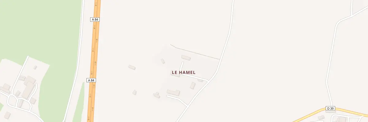 Plan du 9 Le Hamel - Braffais au Parc
