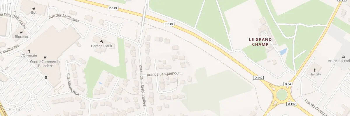 Plan du 5 Rue du Languenou à Clisson