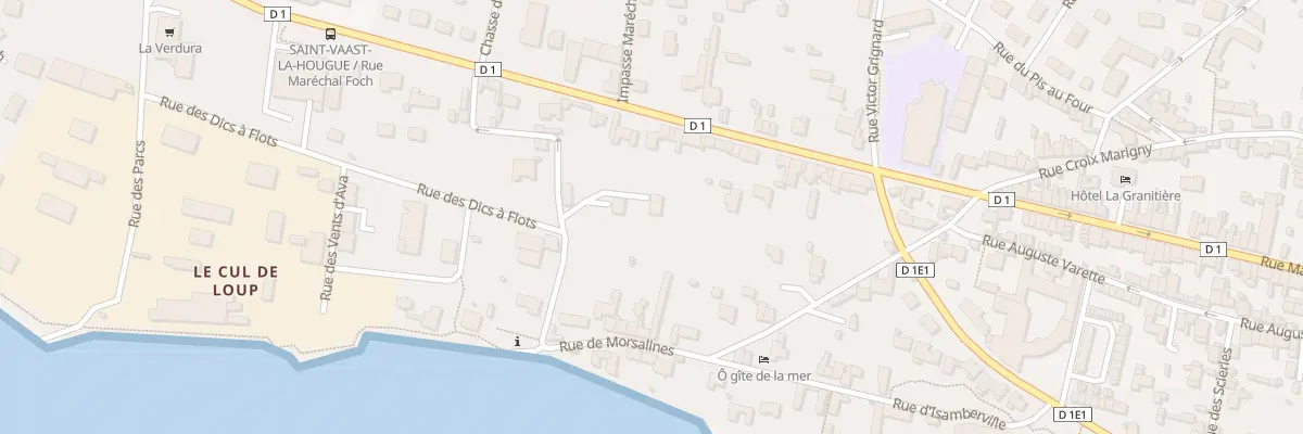 Plan du 8 Che du Cul du Loup à Saint-Vaast-la-Hougue