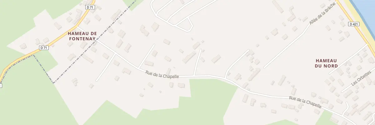 Plan du 62 Rue de la Chapelle à Saint-Marcouf