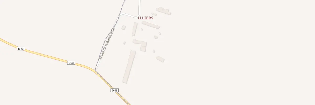 Plan du 2 Illiers à Saint-Laurent-de-Terregatte