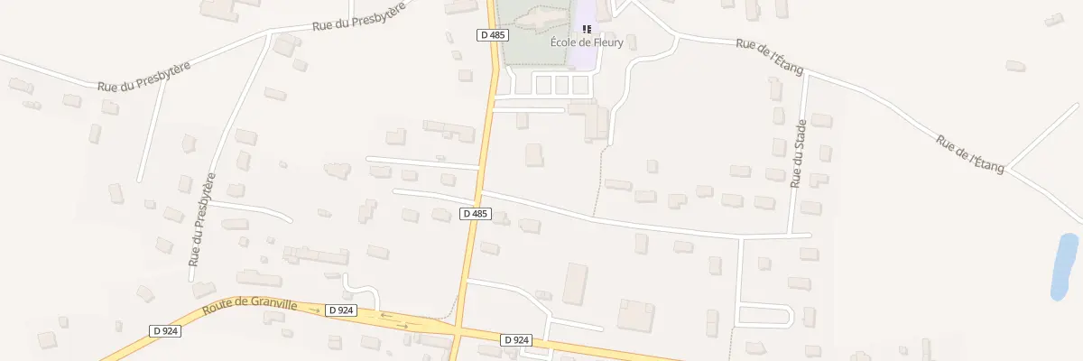 Plan du 4 Rue de l’Eglise à Fleury