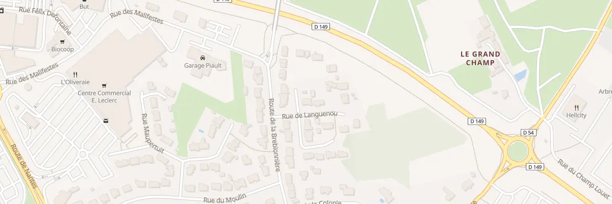 Plan du 1 Rue du Languenou à Clisson
