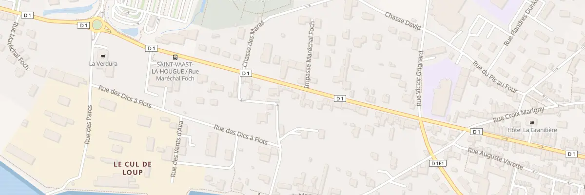 Plan du 151 Rue Marechal Foch à Saint-Vaast-la-Hougue