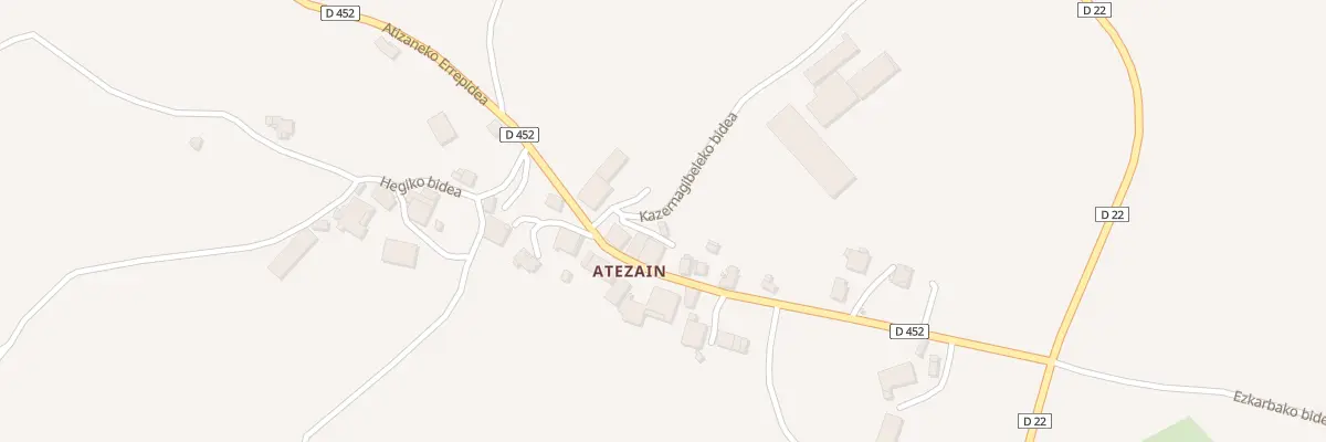 Plan du 5118 Escarba et Garamendy à Mendionde