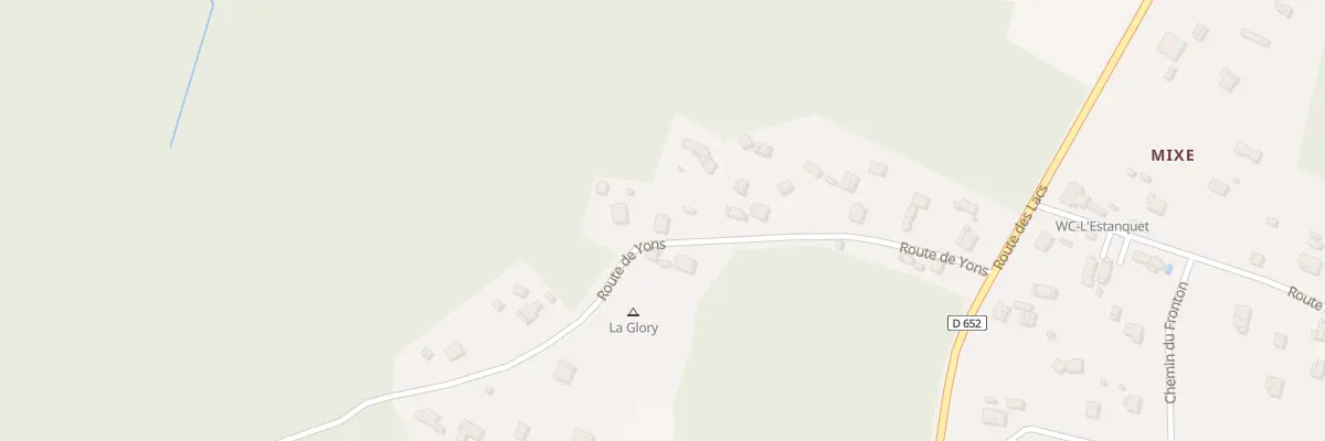 Plan du 254 Rte de Yons à Lit-et-Mixe