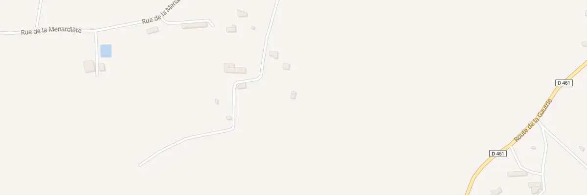 Plan du 9001 Rue de la Menardière à Bourguenolles