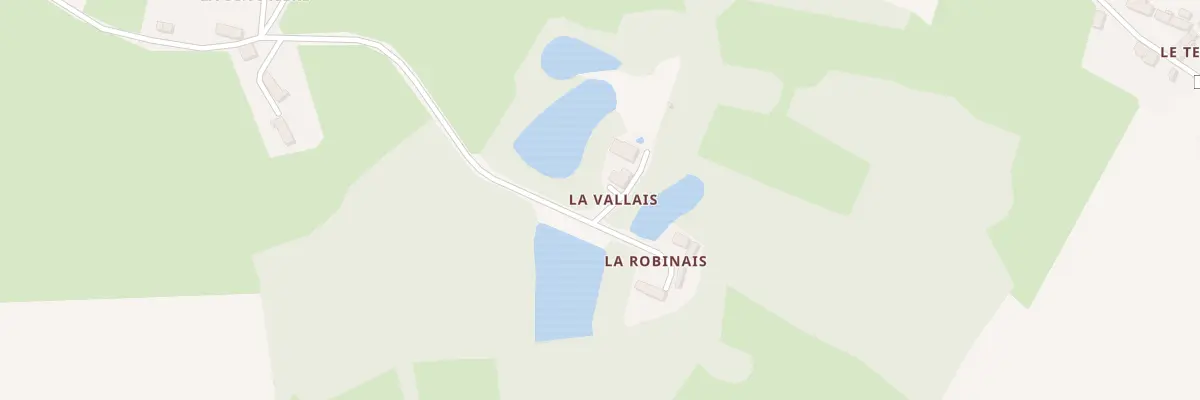 Plan de La Vallais à Soudan