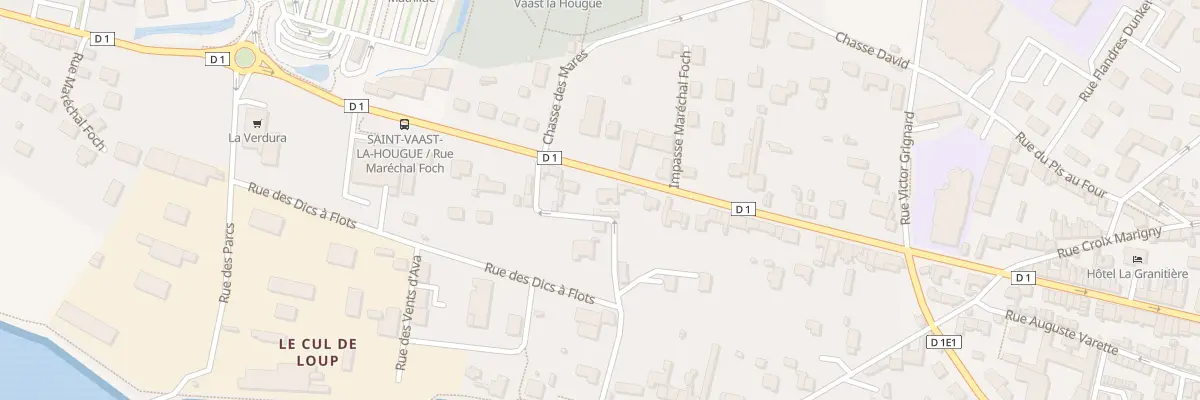 Plan du 155 Rue Marechal Foch à Saint-Vaast-la-Hougue