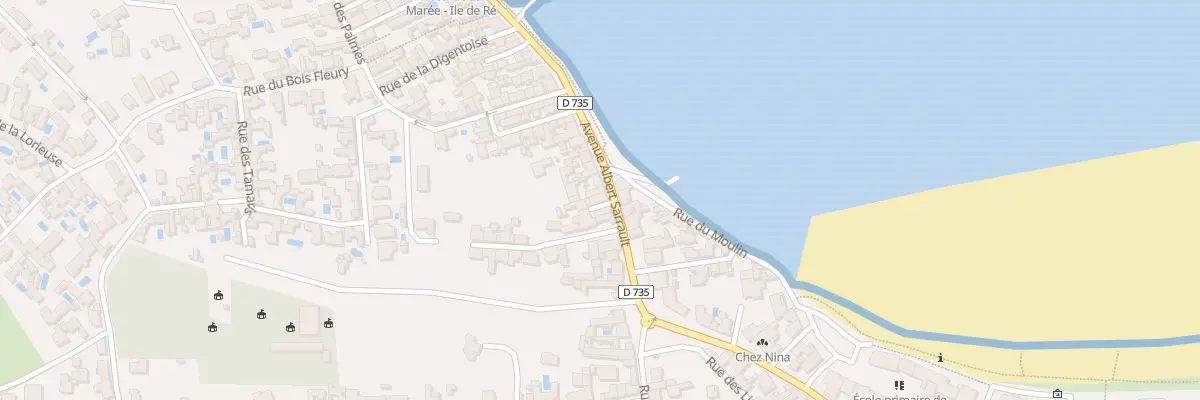 Plan du 97 Av Albert Sarrault à Rivedoux-Plage