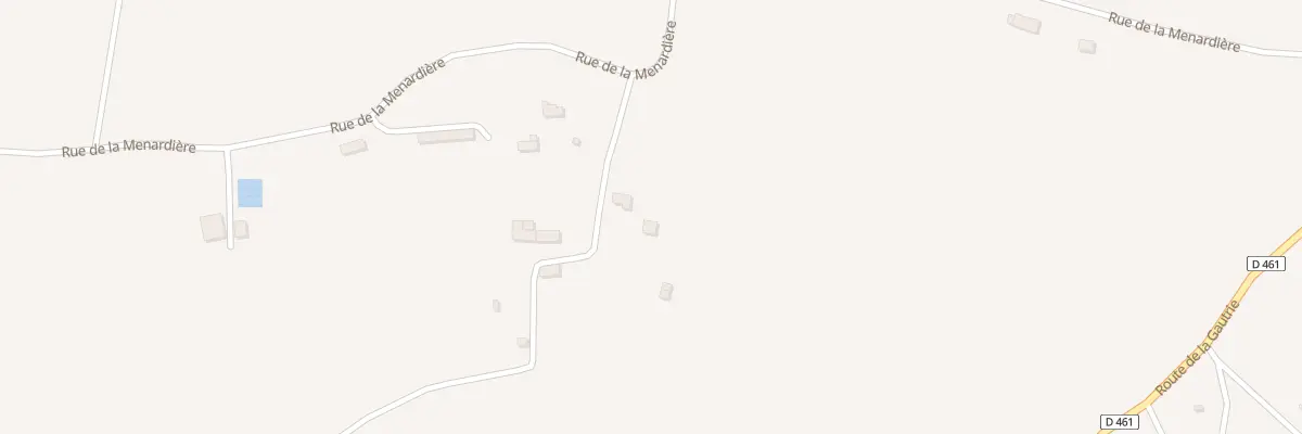 Plan du 8 Rue de la Menardière à Bourguenolles