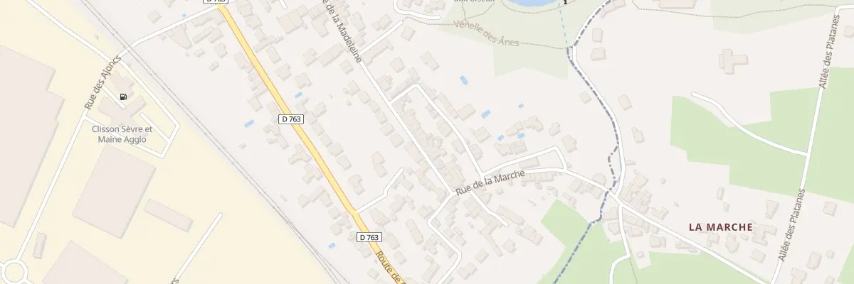 Plan du 12 Rue de la Madeleine à Clisson
