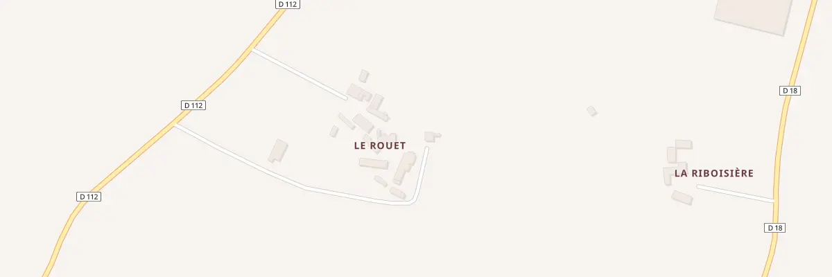 Plan du 15 Le Rouet à Romagné