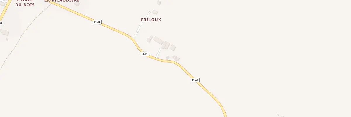 Plan du 5008 Friloux à Forges-la-Forêt
