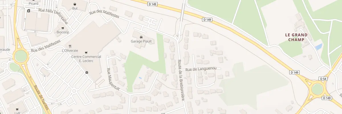 Plan du 63 Rte de la Brebionniere à Clisson