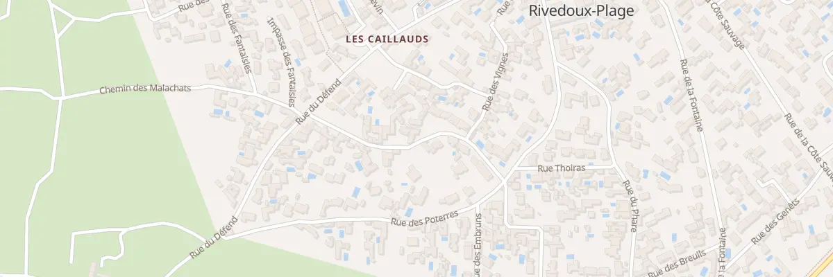 Plan du 145 Rue des Caillauds à Rivedoux-Plage