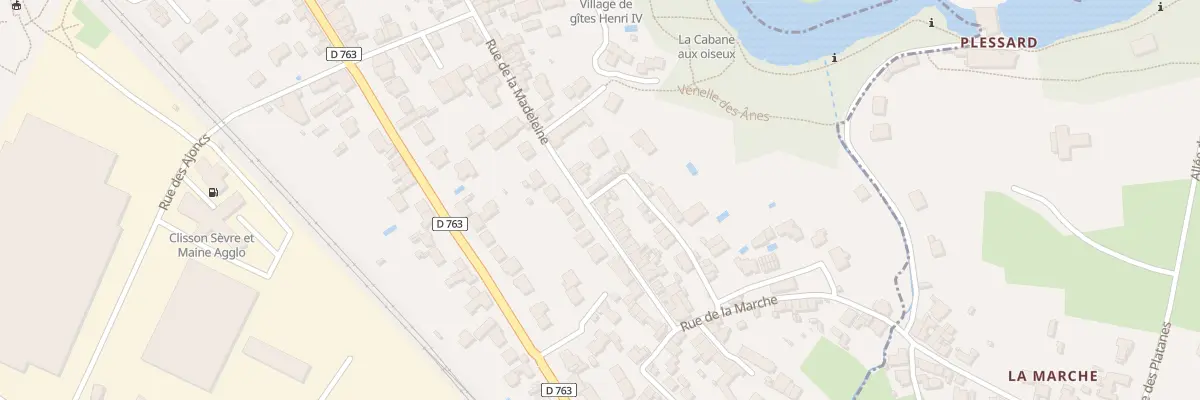 Plan du 22 Rue de la Madeleine à Clisson