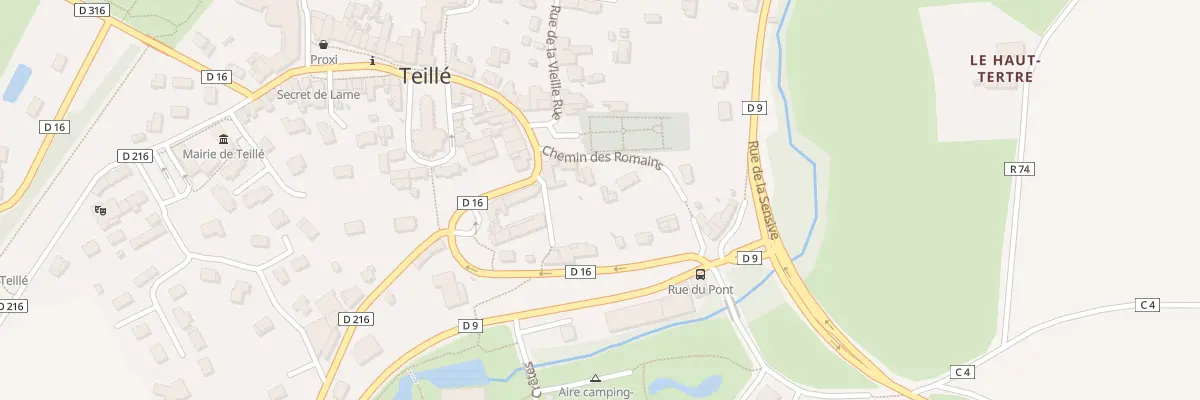 Plan du 32 Che des Romains à Teillé