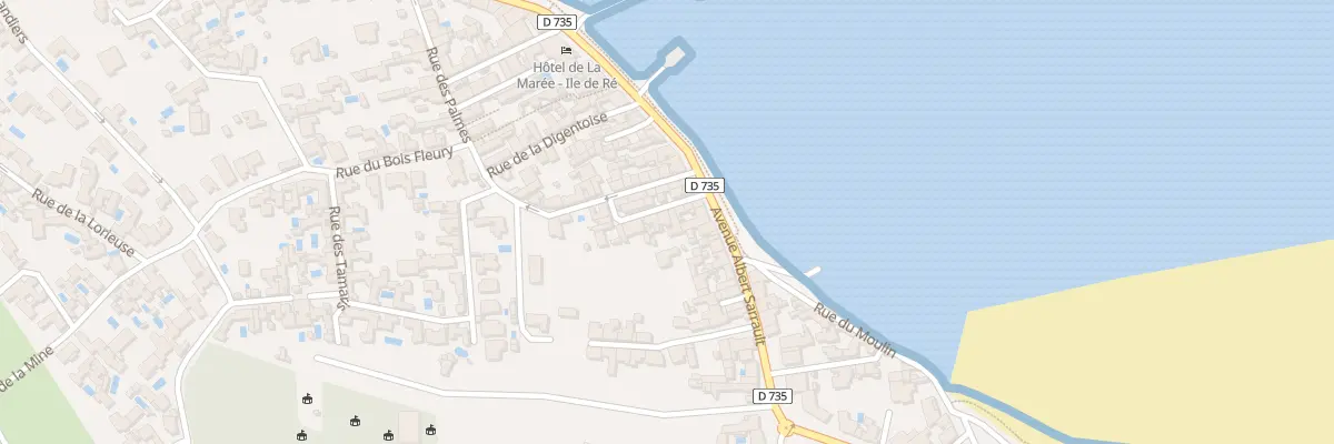 Plan du 31 Rue du Chevalier a Bruneau à Rivedoux-Plage