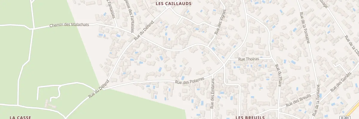Plan du 130 Rue des Caillauds à Rivedoux-Plage