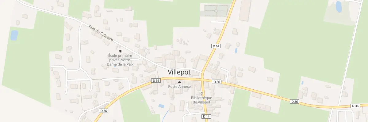 Plan du 3 Pl de l’Eglise à Villepot