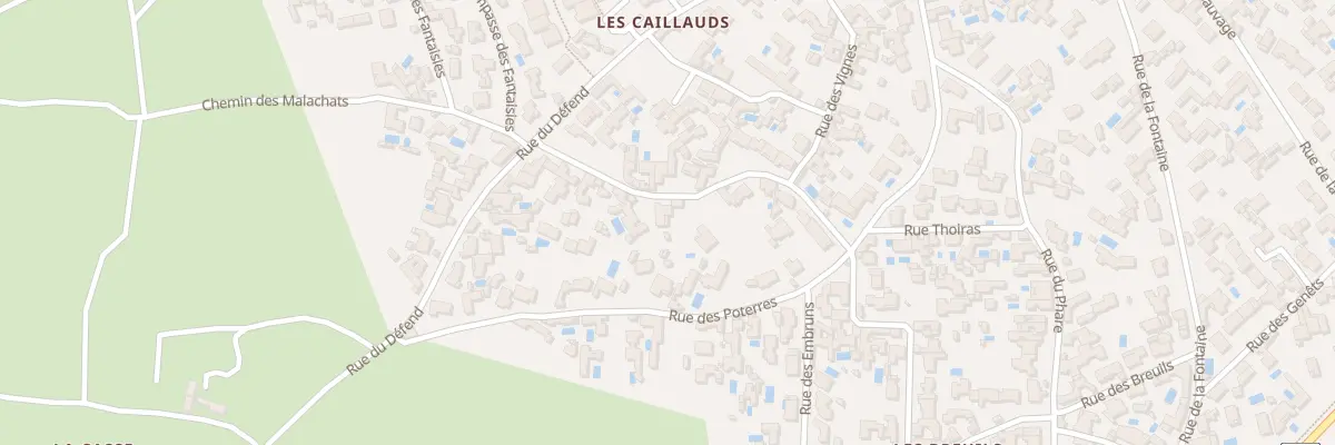 Plan du 110 Rue des Caillauds à Rivedoux-Plage
