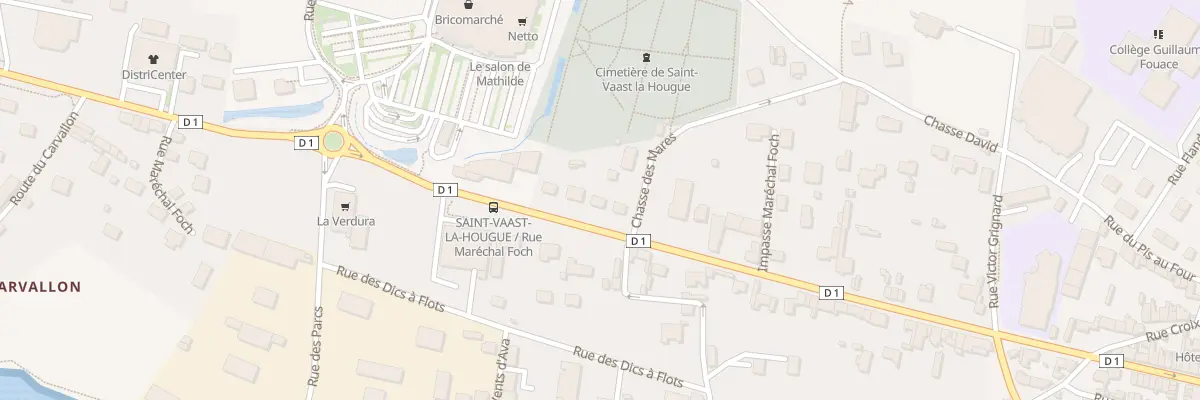 Plan du 138 Rue Marechal Foch à Saint-Vaast-la-Hougue