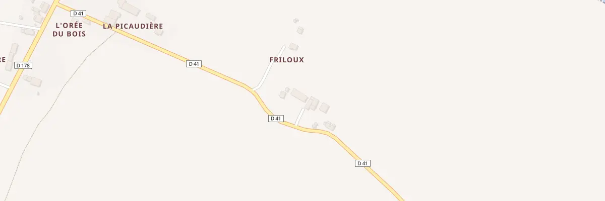 Plan du 5011 Friloux à Forges-la-Forêt