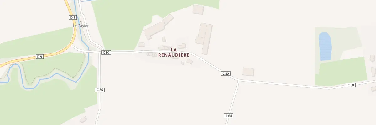 Plan du 16 La Renaudière à Teillé
