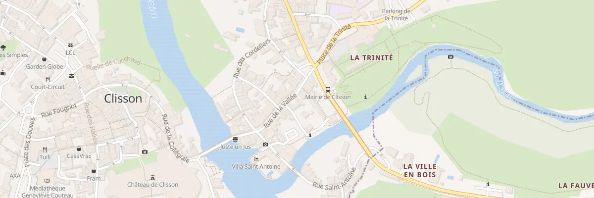 Plan du 30 Rue de la Vallée à Clisson