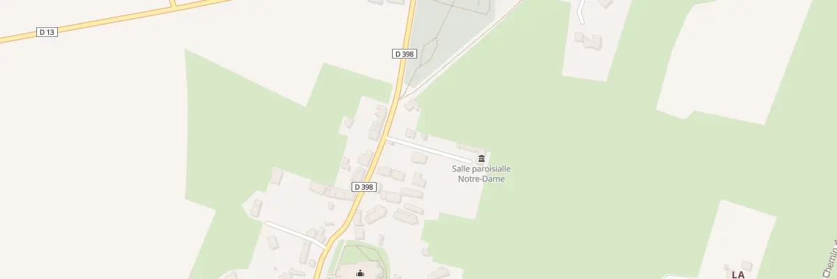 Plan du 1 Rue de l’Eglise à Hambye