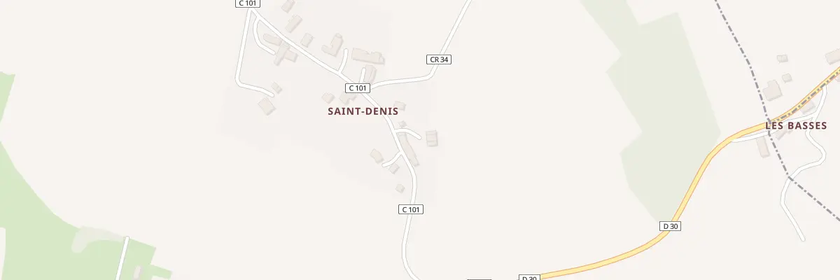 Plan du 5023 Saint-Denis à Montjoie-Saint-Martin