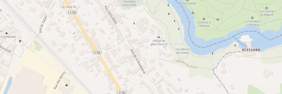 Plan du 42 Rue de la Madeleine à Clisson