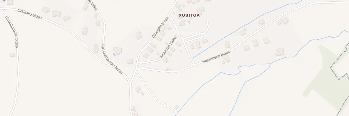 Plan du 92 Xiliaitako bidea à Anhaux