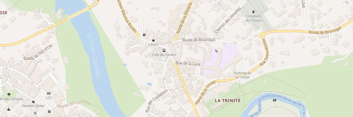 Plan du 28 Grande rue de la Trinité à Clisson