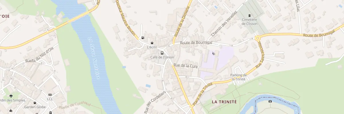 Plan du 34 Grande rue de la Trinité à Clisson
