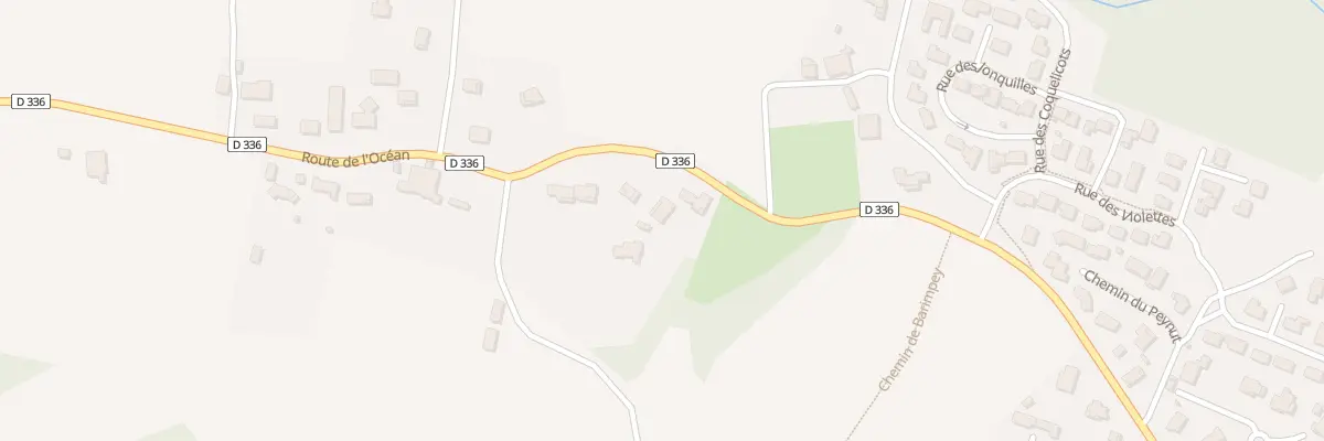 Plan du 813 Rte de l’Océan à Saint-Martin-de-Hinx