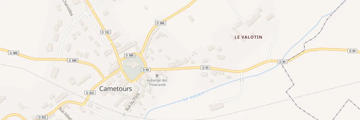 Plan du 7 Rue des Juifs à Cametours