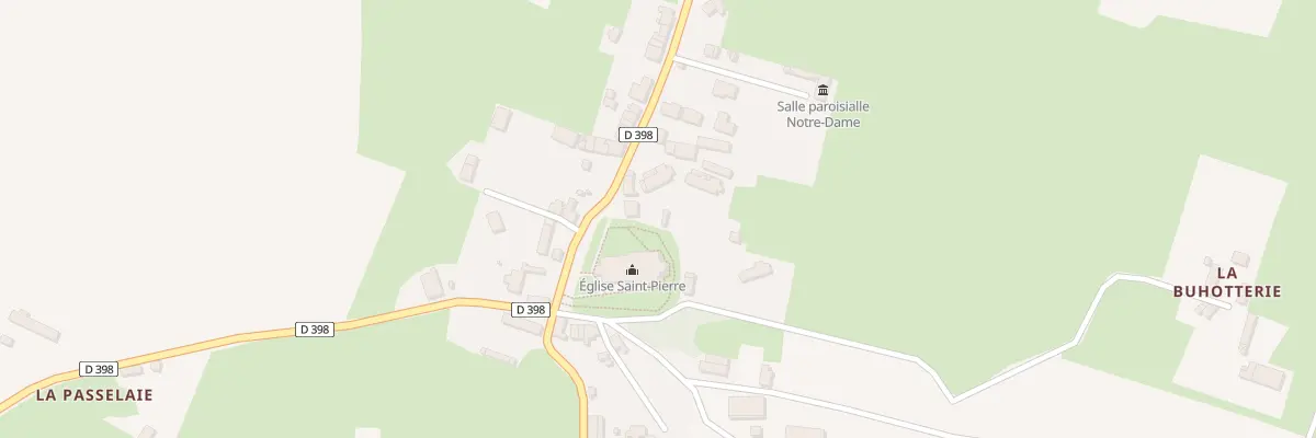 Plan du 9 Rue de l’Eglise à Hambye