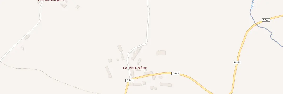 Plan du 7 La Peignère au Lorey