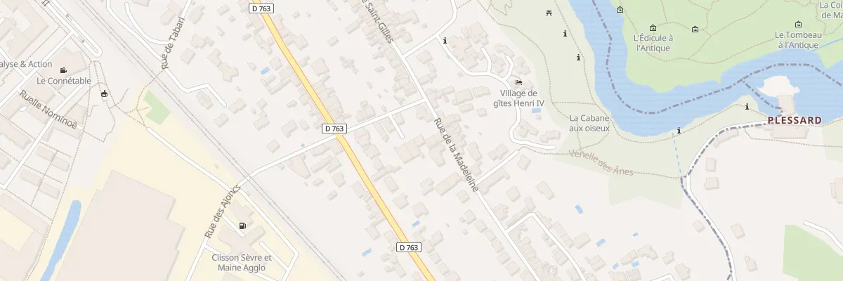 Plan du 29B Rue de la Madeleine à Clisson